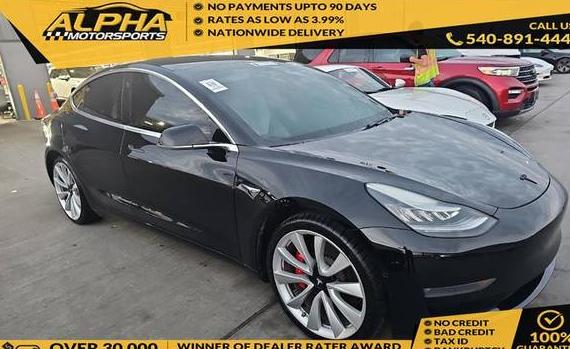 TESLA MODEL 3 2019 5YJ3E1EB5KF413700 image